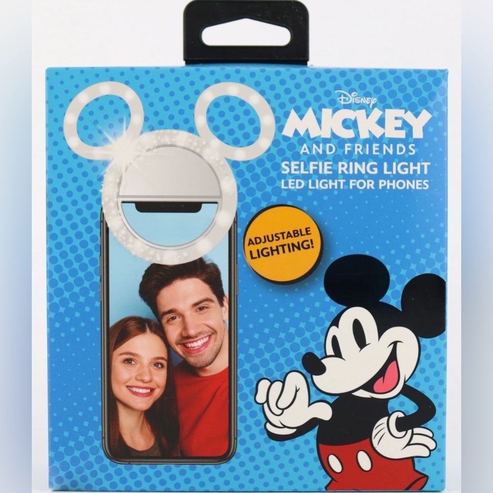Disney Mickey and Friends Selfie Ring Light LED rechargeable For cell phones